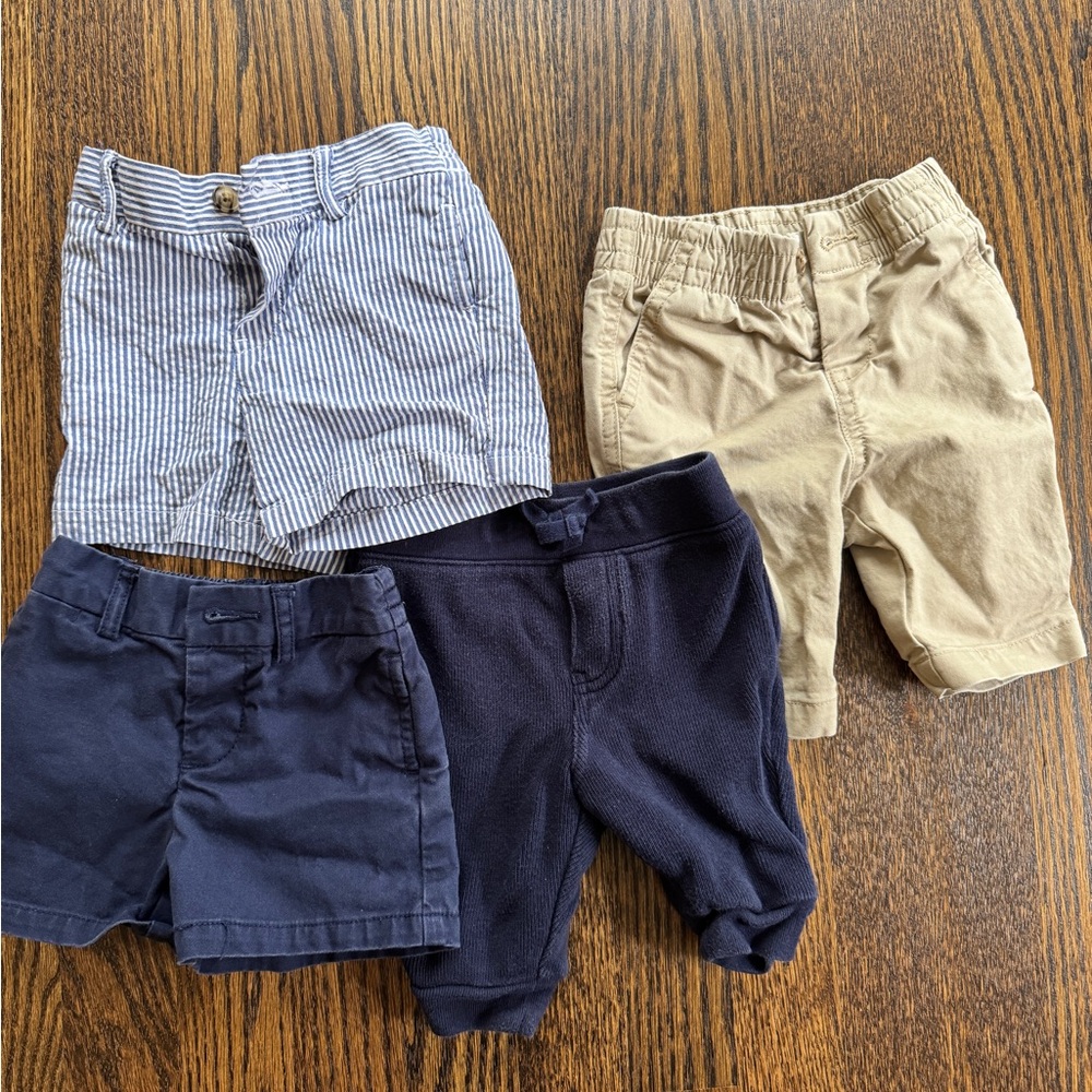 Polo by Ralph Lauren Kids Shorts Set - Blue, Navy, Tan